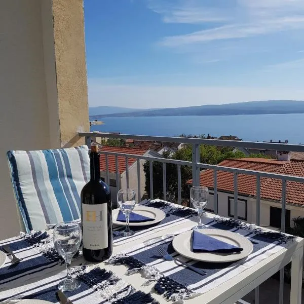 Apartman Relax view Dramalj, Crikvenica，位于德拉马利的酒店