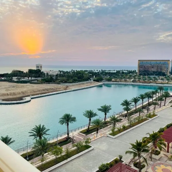 شقة البيلسان فيو Baylasun View，位于阿卜杜勒国王经济城的酒店