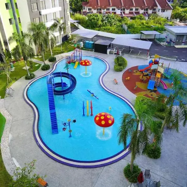 Jomstay Manhattan Suites Ipoh Water Park Homestay，位于华都牙也的酒店
