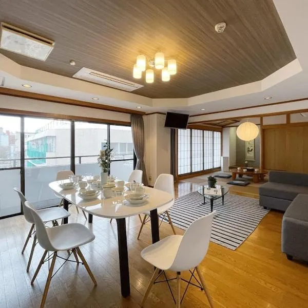 M BLD by b hotel - Beautiful, spacious apartment next to Peace Park，位于广岛的酒店