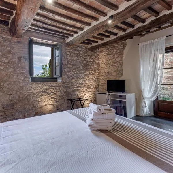 BORGO MEDIEVALE SAN QUIRICO D'ORCIA B&B - Capitano Collection - Albergo diffuso，位于蒙塔尔奇诺的酒店