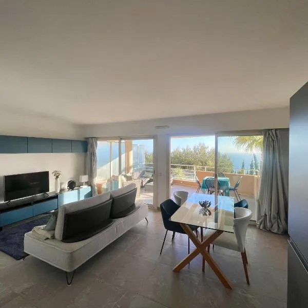 Appartement 2 pièces vue mer proche Monaco，位于卡普戴尔的酒店