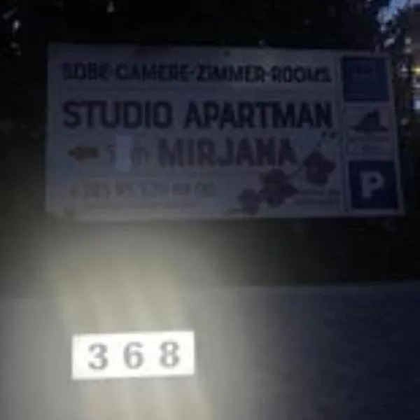 Studio apartman"Mirjana", Podhum 368，位于Podhum的酒店