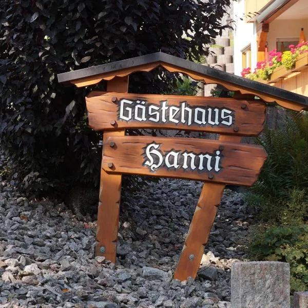 Gästehaus Hanni，位于韦登迪的酒店