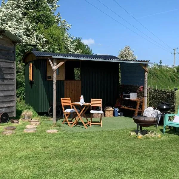 Willowdene shepherds hut，位于Eardiston的酒店