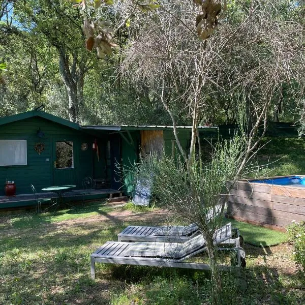 Chalet avec piscine privée dans la forêt，位于戛纳的酒店