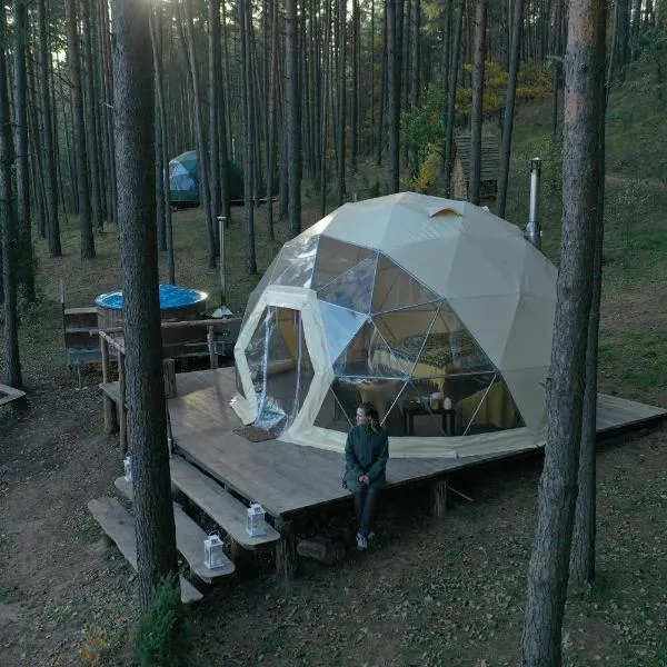 Asalnai Campsite，位于Kirdeikiai的酒店