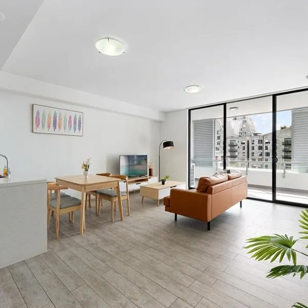 Aircabin - Rosebery - Lovely - 2 Beds Apt +Parking，位于悉尼的酒店