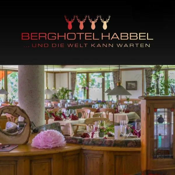 Berghotel Habbel und die Welt kann warten，位于Menkhausen的酒店