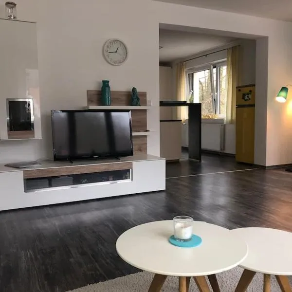 Fewo Pyramideneiche Detmold/Berlebeck, naturnah，位于代特莫尔德的酒店