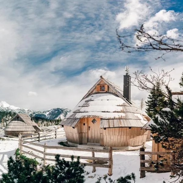 Velika Planina - Chalet Lepenatka - I feel Alps，位于Podvolovljek的酒店