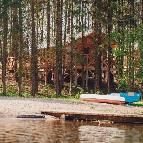 Glamping Mazury - Przystań Jeziorany，位于Jeziorany的酒店