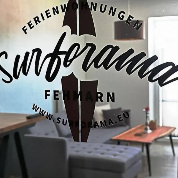 Surforama de feine Stuuv in Orth mit Meerblick，位于Fehmarnsund的酒店