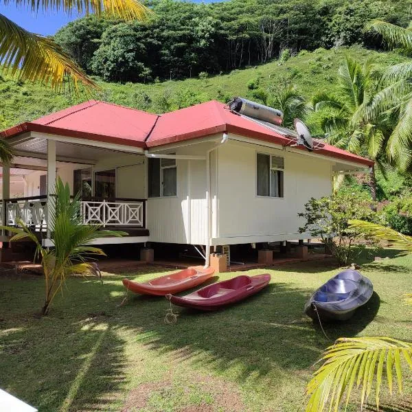 Villas TEAKAVEHERE - Fare HIBISCUS，位于Haapu的酒店