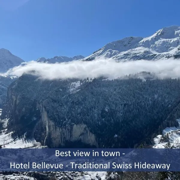 Hotel Bellevue - Traditional Swiss Hideaway，位于翁根的酒店