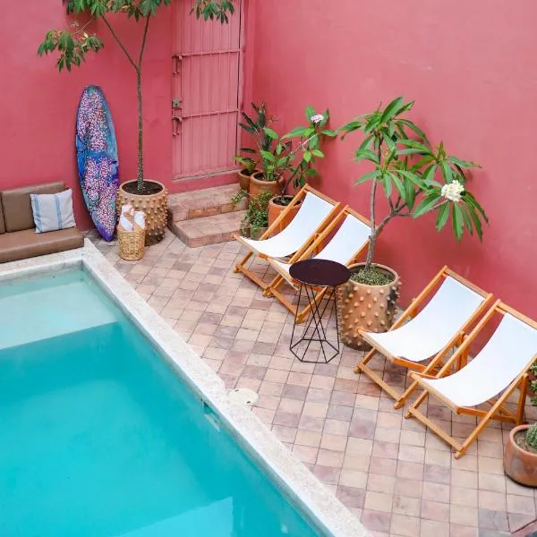 Hotel Boutique Casa de Arte Oaxaca, Art Gallery & Pool，位于Santa Cruz Etla的酒店