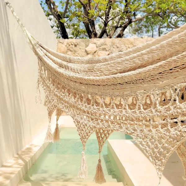 Casa Colibri Central Villa with Private Pool and Tub Merida，位于梅里达的酒店