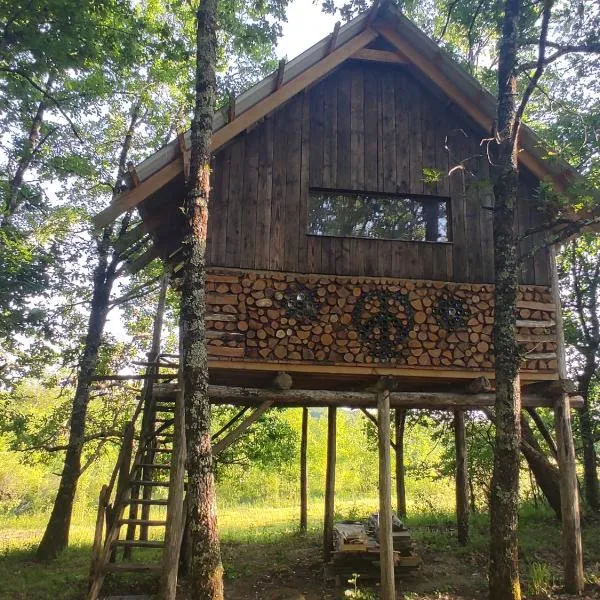 Cabane perchée，位于Mongauzy的酒店