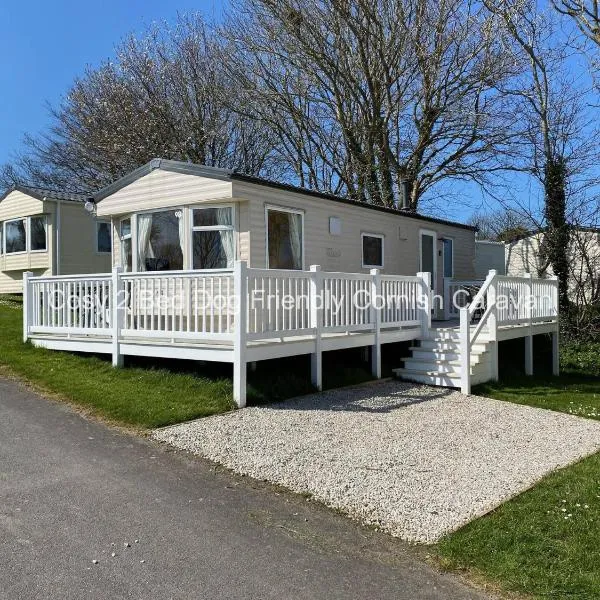 Cosy 2 bed pet friendly holiday home Crantock Nr Newquay，位于卡兰斯拓克的酒店