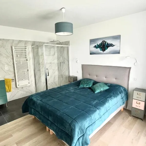 Studio 70m2 avec 1 Chambre 2 pers et 1 salon avec canapé Rapido 2 pers séjour vacances ou professionnel，位于热克斯的酒店