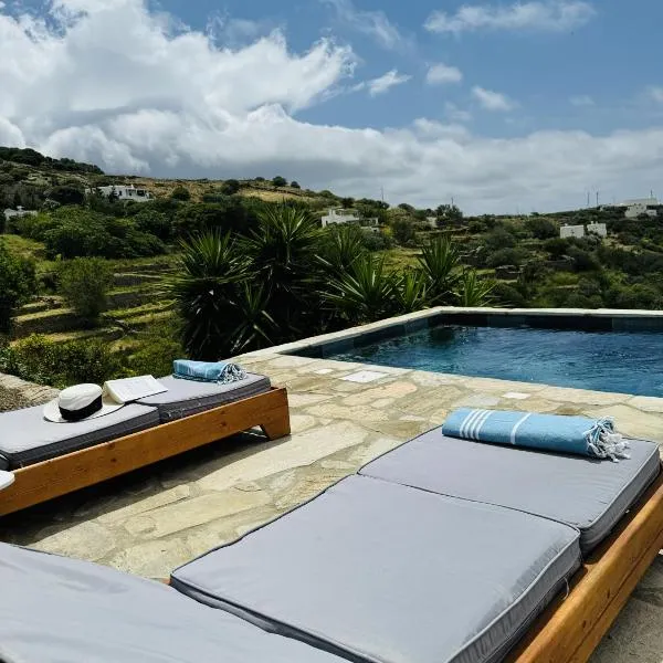 Villa Kotseli - Sea View, Pool, Sunsets，位于Zorgos 的酒店