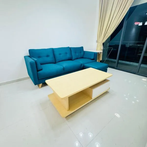 Cozy 2B1R 4pax Condo Forest City 3A-3201，位于振林山的酒店