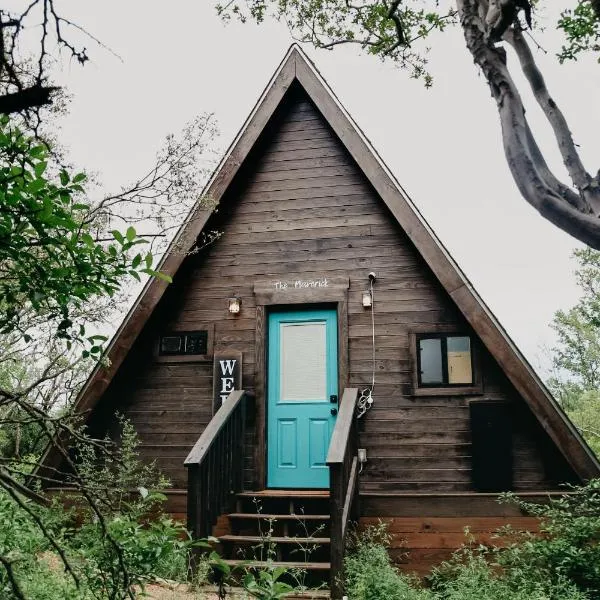The Maverick: A-Frame w/ Hammock and Tree Top View，位于新布朗费尔斯的酒店