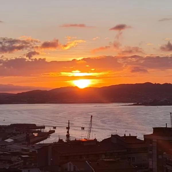 Fabuloso Apartamento con vistas a la ria de Vigo，位于维戈的酒店