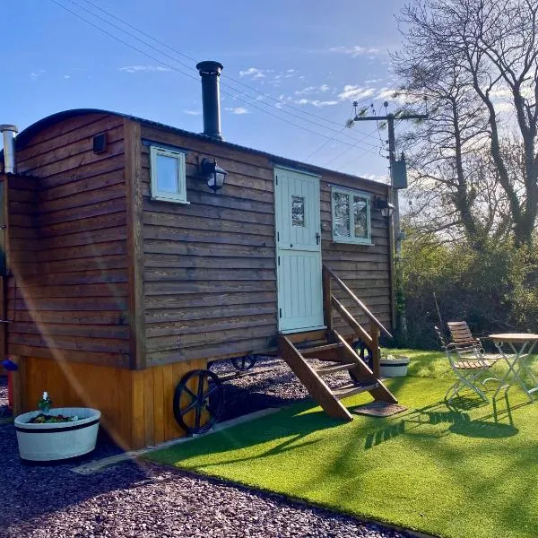 Shepherds Hut, Conwy Valley，位于Kinmel Bay的酒店