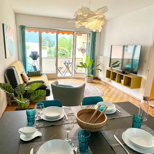 Spacious Apartment for Families and Small Groups!，位于阿斯科纳的酒店