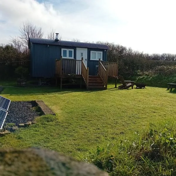 Quincecote shepherds hut, Hartland，位于布德的酒店