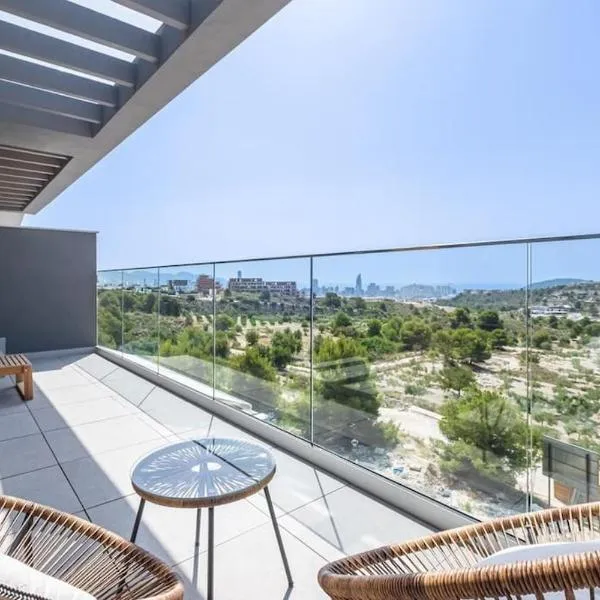 Casa Alegria - Finestrat - pool, seaview，位于菲内斯特拉特的酒店