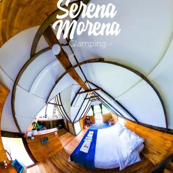 Glamping Chalet Deluxe cerca al centro de Villa de Leyva - By Serena Morena，位于萨奇卡的酒店