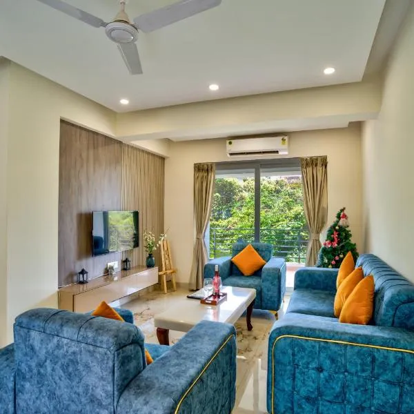 Luxury 2BHK Apartment Candolim Luxfort，位于帕纳吉的酒店