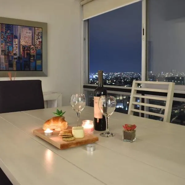 Penthouse Espectacular Vista Cd A.C. WiFi 300mbps，位于瓜达拉哈拉的酒店