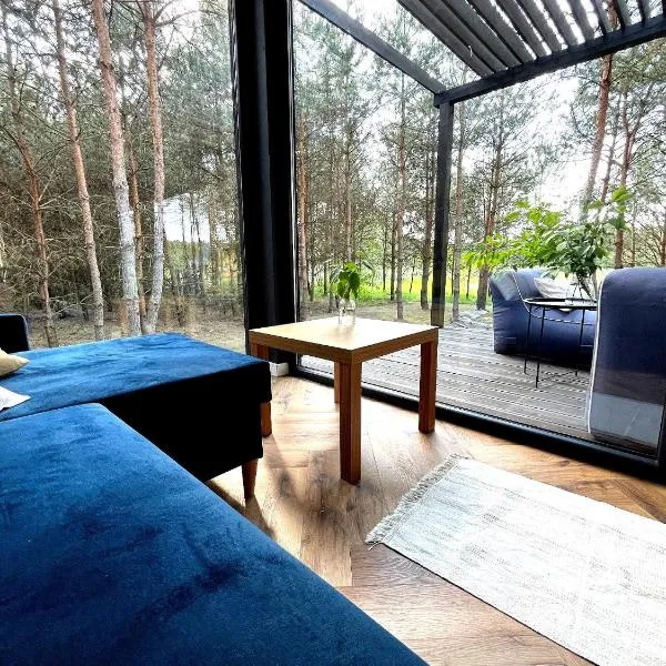 Przeszklony Tiny House w Lesie，位于Tomczyn的酒店