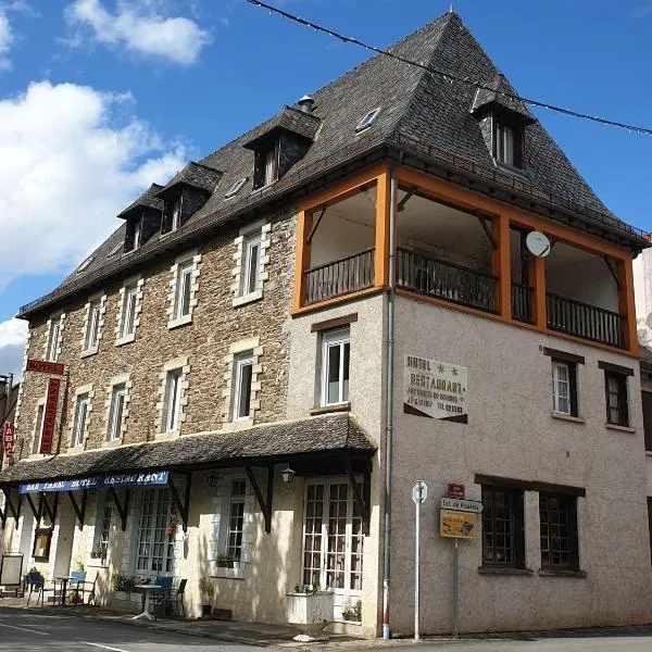 AUX GORGES DU DOURDOU，位于Conques-en-Rouergue的酒店