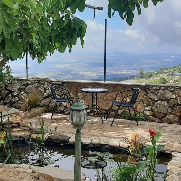Relaxed garden apartment with Galilee sea view 1，位于萨法德的酒店