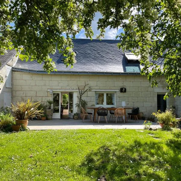 Chambres d hôtes avec Piscine et Spa La Folière Saumur，位于Villebernier的酒店