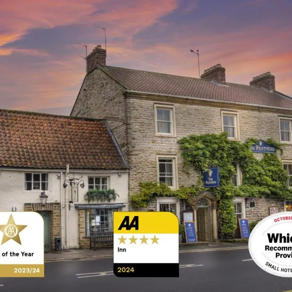 The Feathers Hotel, Helmsley, North Yorkshire，位于赫尔姆斯利的酒店