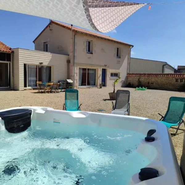 Gîte le relais du Mardelon，位于Mouterre-Silly的酒店