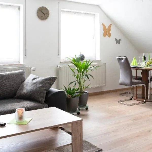 Ferienwohnung Am Palmengarten，位于Marktbergel的酒店