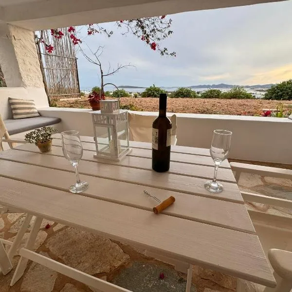 Stone Cottage with amazing view，位于Angairiá的酒店