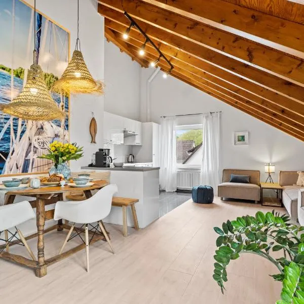 Bootshaus-Suite，位于于伯林根的酒店