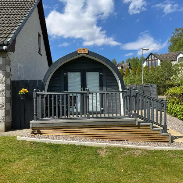 Bonny Wee Snug - Pod in Spean Bridge，位于Clunes的酒店