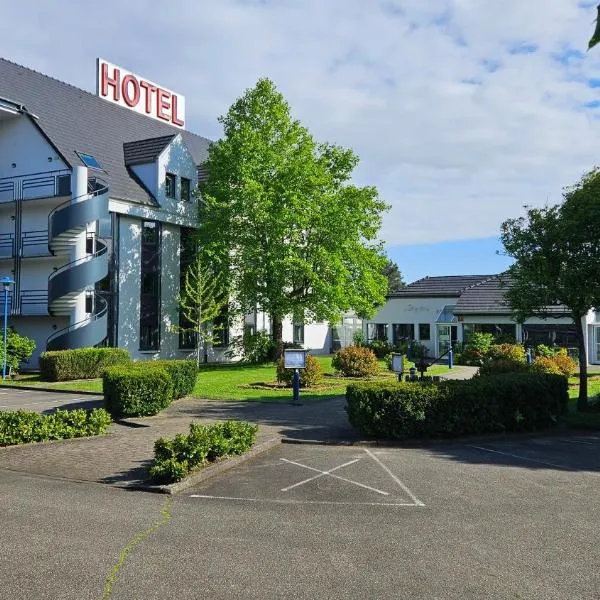 环罗曼 - 阿格诺 - 斯特拉斯堡北餐厅酒店，位于水贡昂莫德河畔的酒店