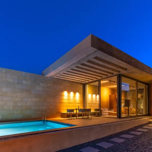 Linear Cabanon Kallithea Luxury Villas，位于科斯基努的酒店