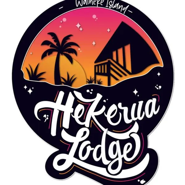 Hekerua Lodge Backpackers Hostel Waiheke Island，位于Surfdale的酒店