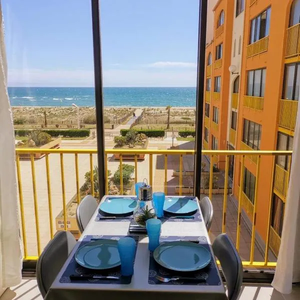 appartement vue mer pour 4 personnes accès direct plage wifi haut débit gratuit，位于乐巴凯尔斯的酒店