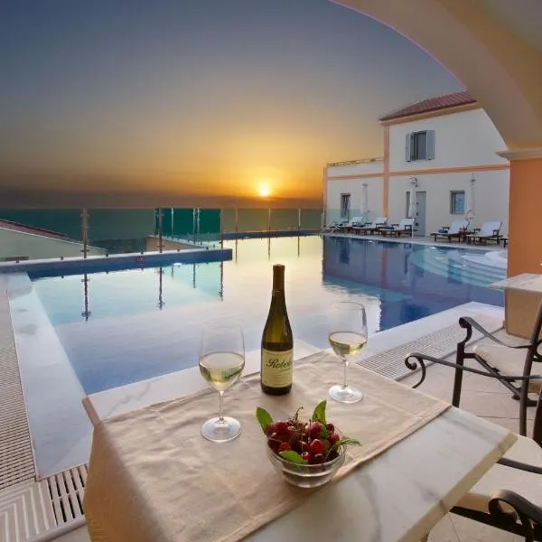 Belle View Hotel - Sea View & Sunset，位于Agriliás的酒店